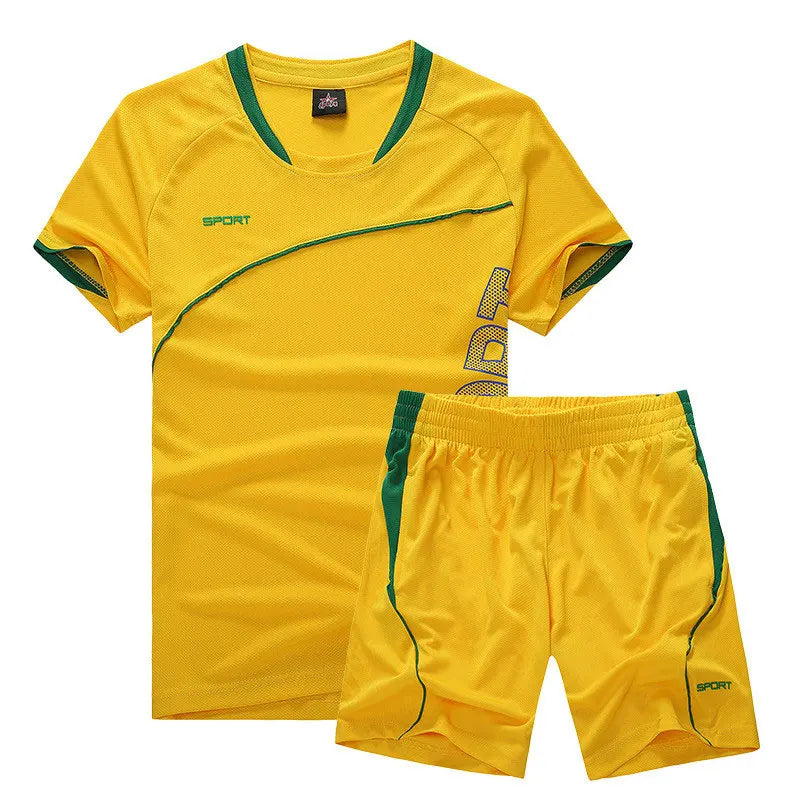 Adult Children Football Jerseys Men Boys Girls Student Soccer Sets Short Sports Kid Uniforms Fitness Socks Tracksuit Suits 02