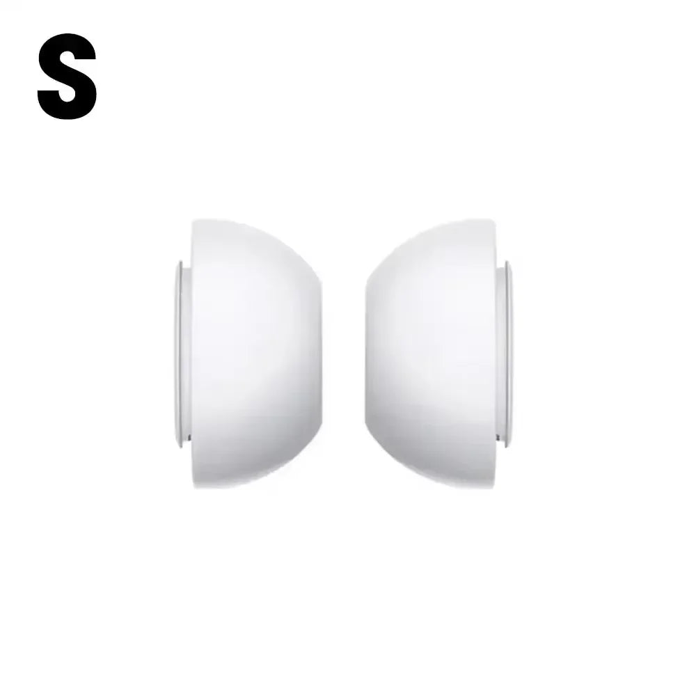 4 Pairs Liquid Silicone Ear Tips for Airpods Pro 1 2 Noise Reduction Pad Earplugs Ear Caps Comes with Cleaning Pen