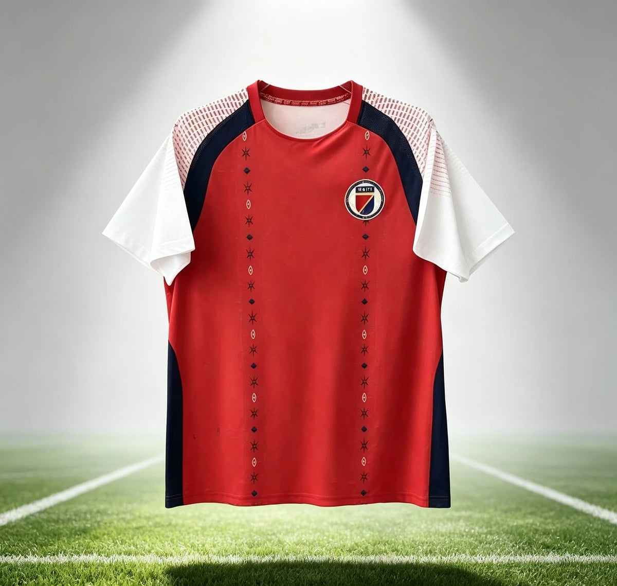 2026 New Parent Child Football T-shirt 3D Printed National Team Haiti Football Jersey Quick Drying Adult and Children's Top