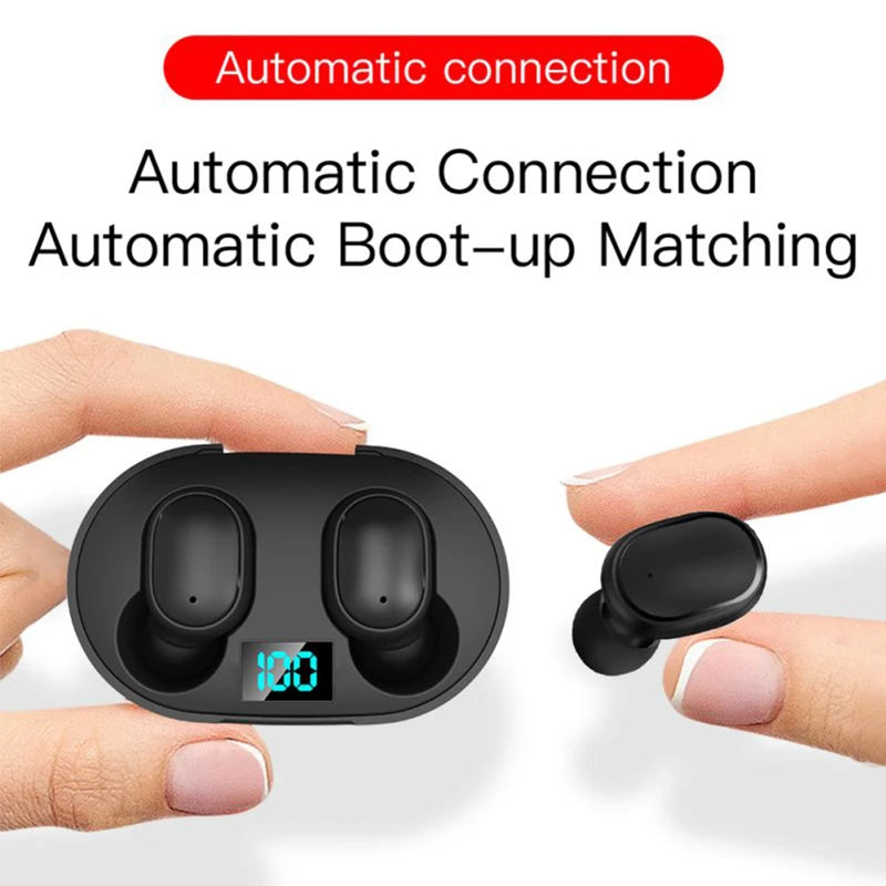 A6S TWS Earbuds Wireless Bluetooth Headset Touch Control Earphone With HD Mic Headphones Sports Waterproof Earphones For iPhone