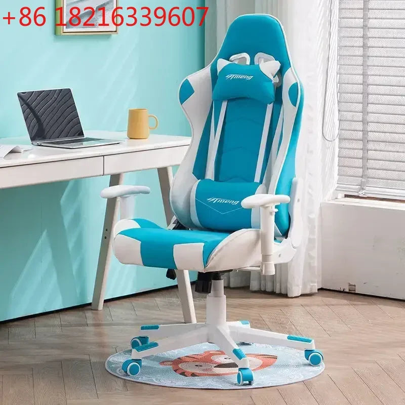 YAO silla computadora de oficina silla de gamer para el hogar con reposapiés