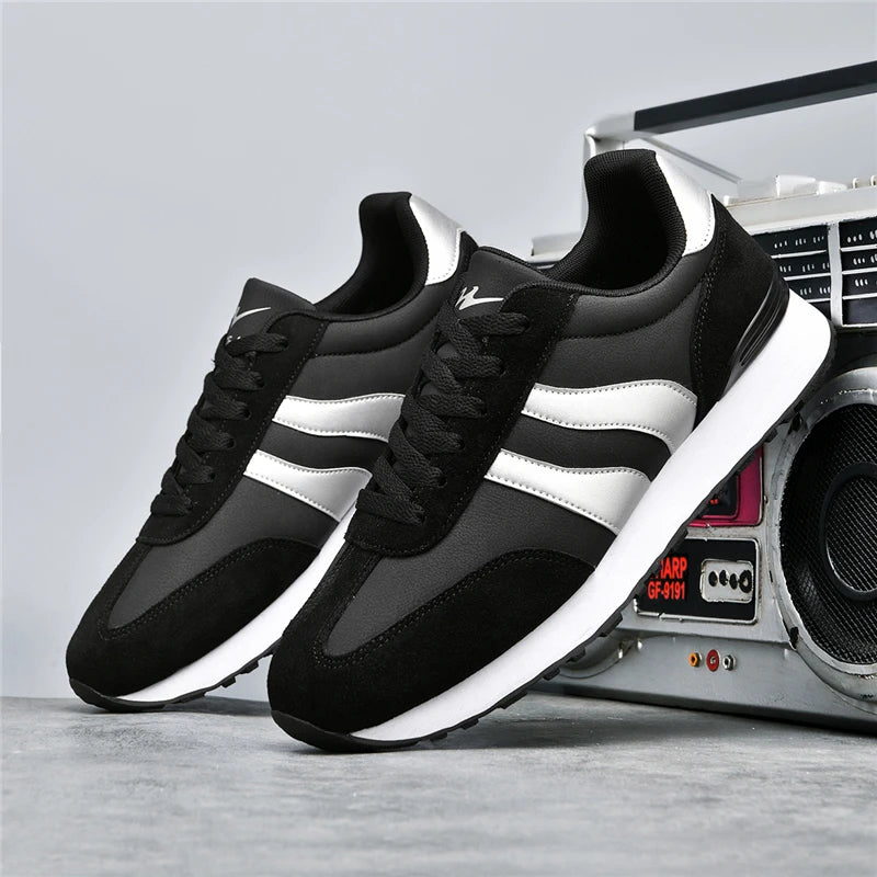Zapatillas Hombre Retro Sneakers Men Soft Sole Casual Tenis Shoes Lightweight Non‑Slip Daily Walking Street Sports Footwear