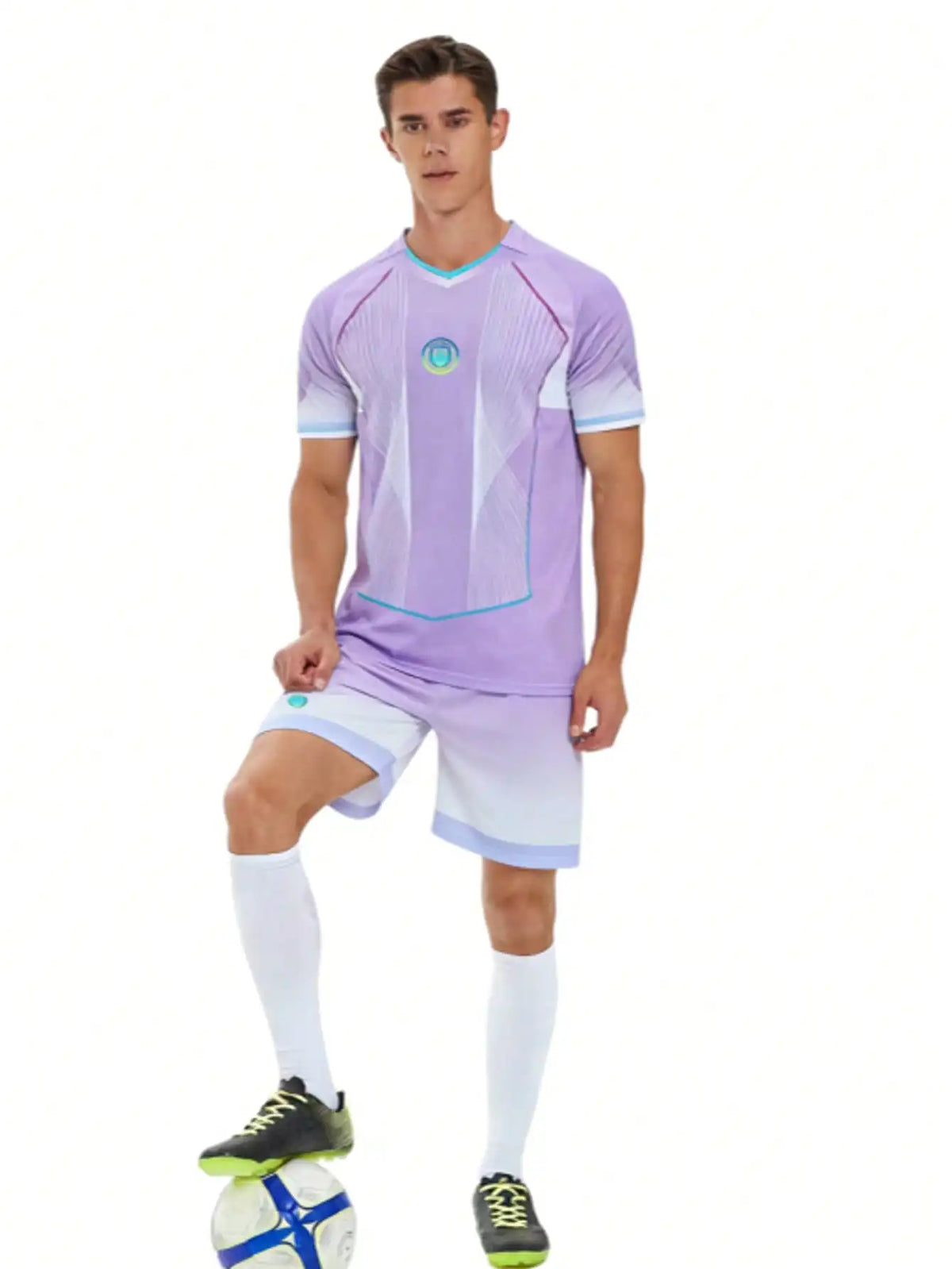 High Quality Breathable Cool T-Shirt Shorts Football Suit Set