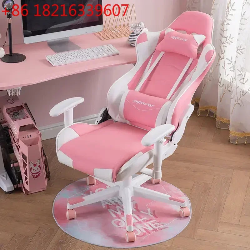 YAO silla computadora de oficina silla de gamer para el hogar con reposapiés