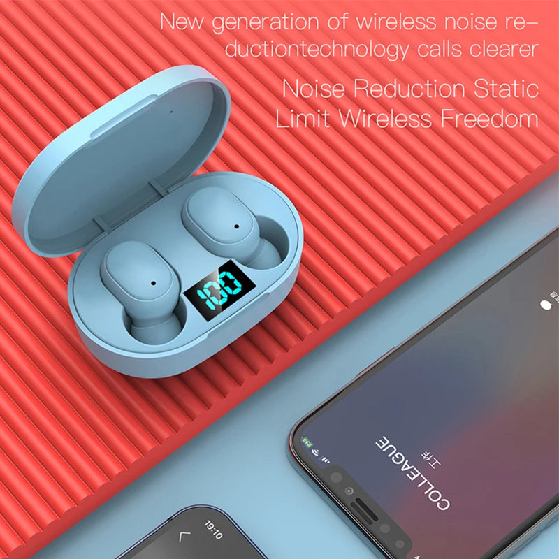 A6S TWS Earbuds Wireless Bluetooth Headset Touch Control Earphone With HD Mic Headphones Sports Waterproof Earphones For iPhone