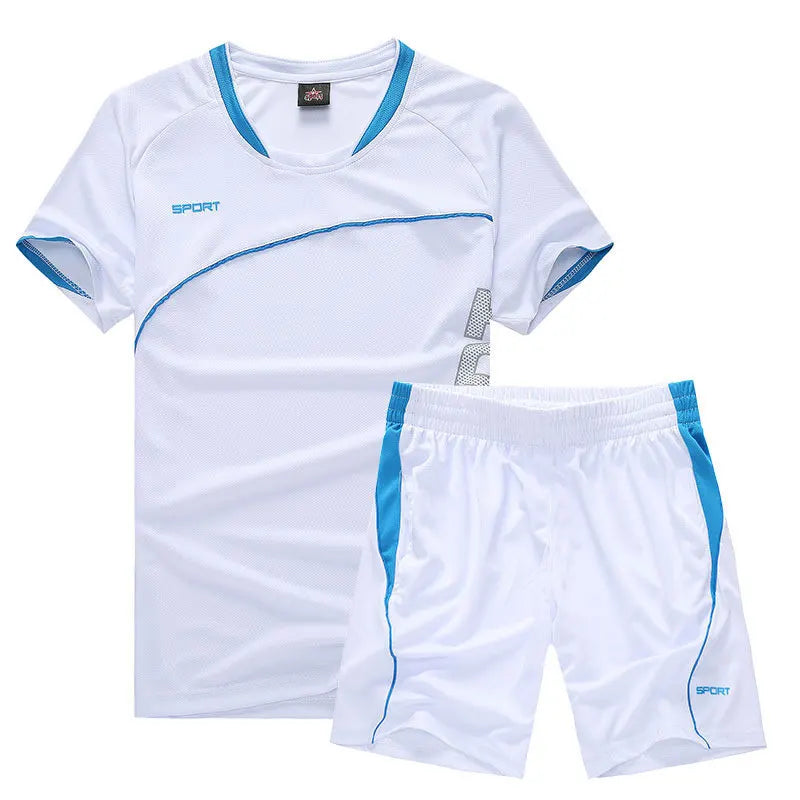 Adult Children Football Jerseys Men Boys Girls Student Soccer Sets Short Sports Kid Uniforms Fitness Socks Tracksuit Suits 02