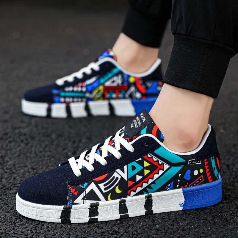 Men's Casual Sneakers Breathable Mesh Comfortable Lace-Up Men's Sneakers Man Shoes for Man Tenis Masculino
