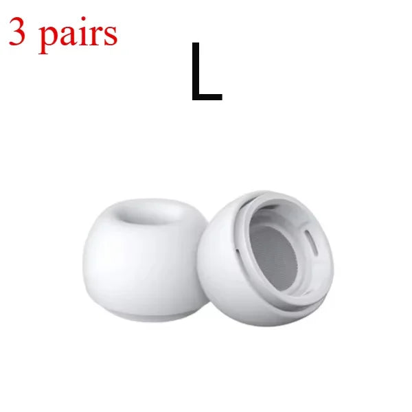 4 Pairs Liquid Silicone Ear Tips for Airpods Pro 1 2 Noise Reduction Pad Earplugs Ear Caps Comes with Cleaning Pen