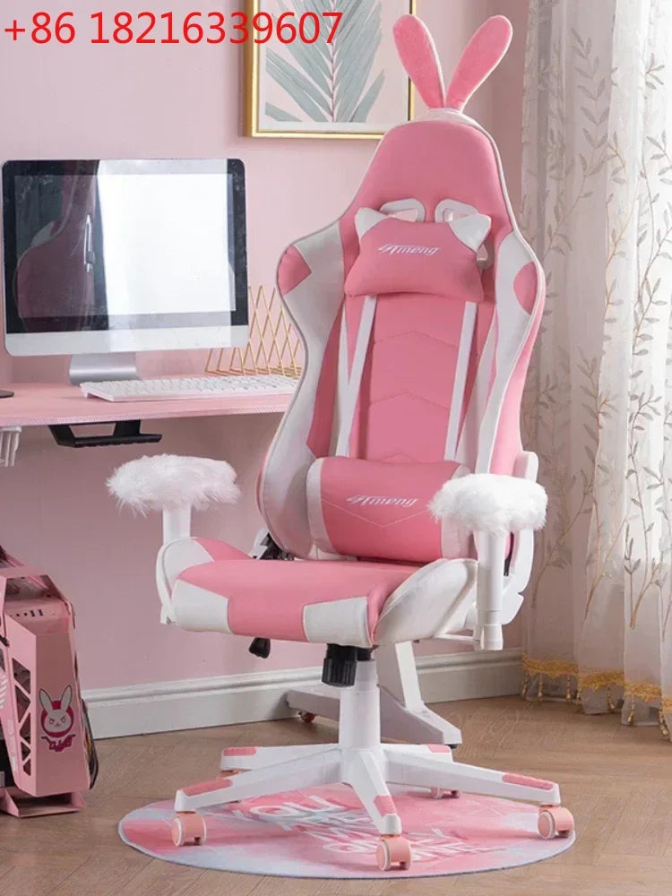 YAO silla computadora de oficina silla de gamer para el hogar con reposapiés