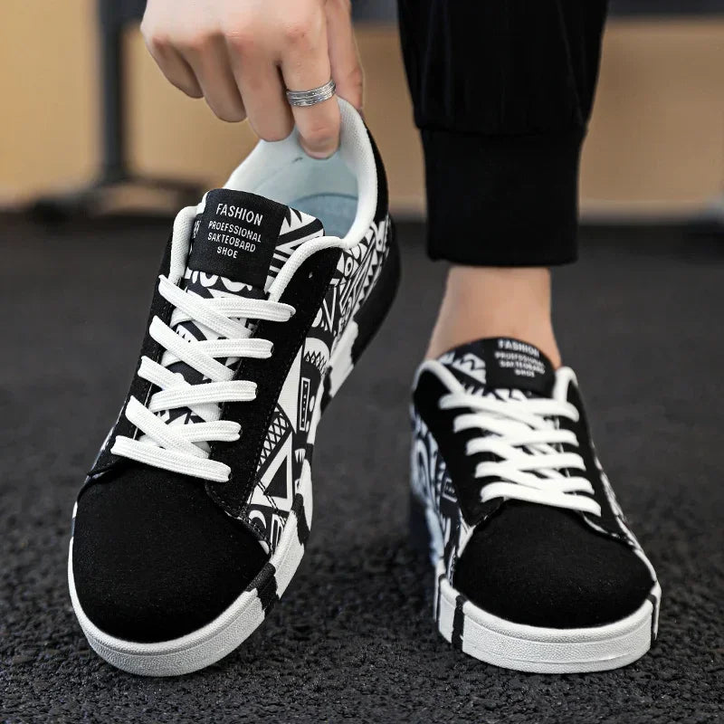 Men's Casual Sneakers Breathable Mesh Comfortable Lace-Up Men's Sneakers Man Shoes for Man Tenis Masculino