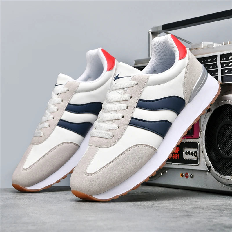 Zapatillas Hombre Retro Sneakers Men Soft Sole Casual Tenis Shoes Lightweight Non‑Slip Daily Walking Street Sports Footwear