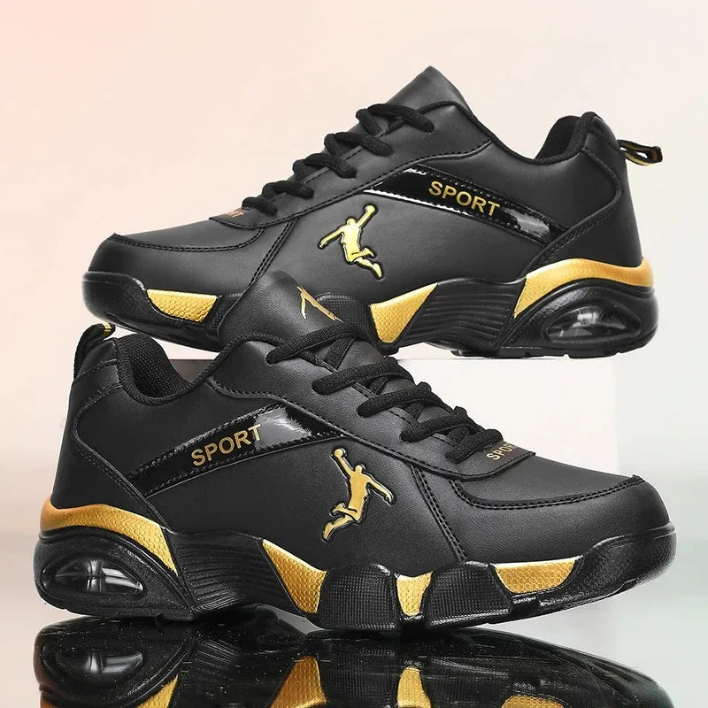 New Men's Sneakers Thick Sole Comfortable Casual Shoes Lightweight Breathable Fashion Running Shoes Luxury Male Tenis Masculino