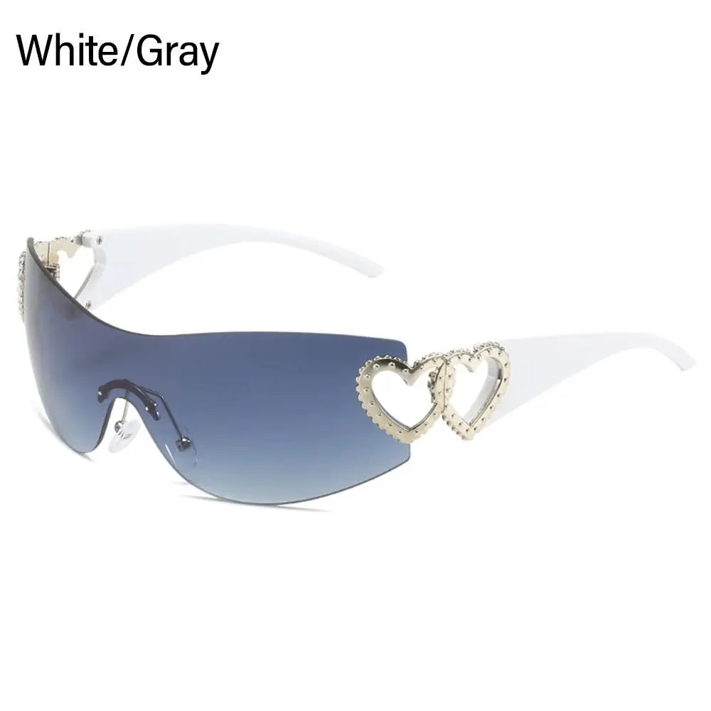 Fashion Designer Sunglasses Women 2023 Luxury Trending y2k Sunglasses Woman Shade Pink glasses Goggle 2000'S lentes de sol mujer