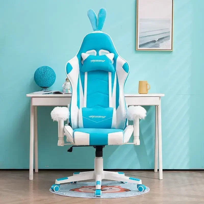 YAO silla computadora de oficina silla de gamer para el hogar con reposapiés