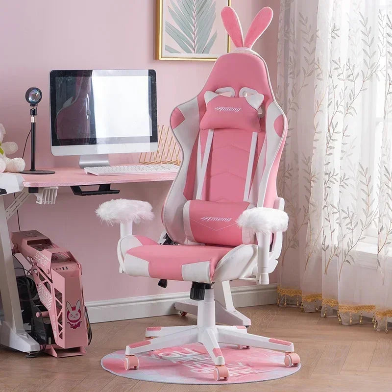 YAO silla computadora de oficina silla de gamer para el hogar con reposapiés