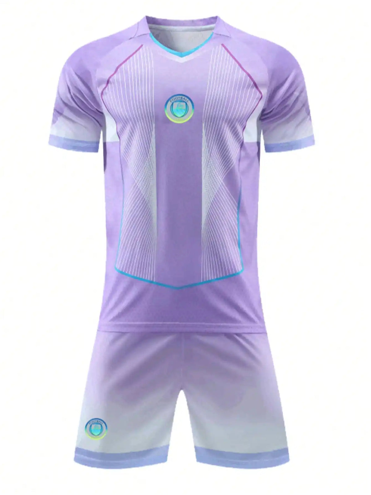 High Quality Breathable Cool T-Shirt Shorts Football Suit Set