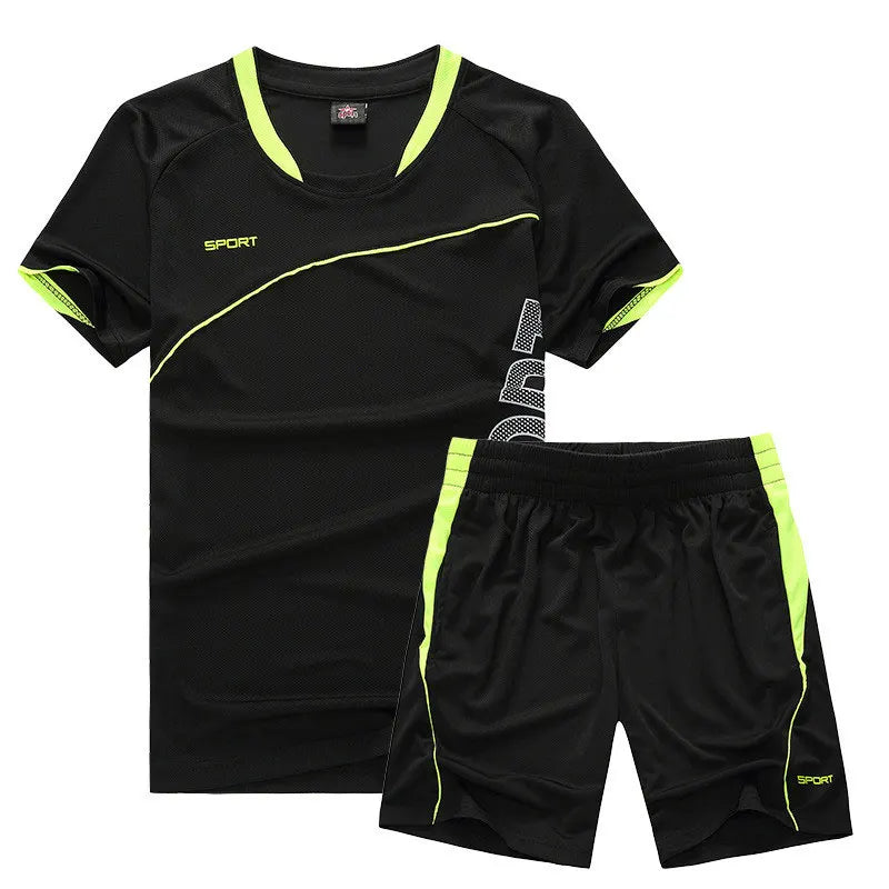 Adult Children Football Jerseys Men Boys Girls Student Soccer Sets Short Sports Kid Uniforms Fitness Socks Tracksuit Suits 02